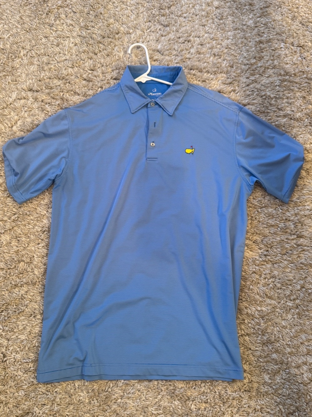 Masters Light Blue Short-Sleeve Performance Polo